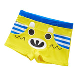 Maxbell Kids Swimsuit Shorts Swimwear Youth Swimming Bath Pants Yellow Bear 2XL