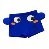 Maxbell Kids Swimsuit Shorts Swimwear Youth Swimming Bath Pants Blue Fish L