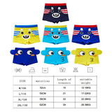 Maxbell Kids Swimsuit Shorts Swimwear Youth Swimming Bath Pants Yellow Fish M