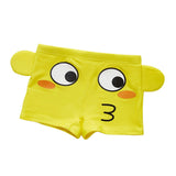 Maxbell Kids Swimsuit Shorts Swimwear Youth Swimming Bath Pants Yellow Fish L