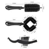 Maxbell Maxbell Bicycle Cleaning Brush Bike Chain Tyre Wheel Wash Cleaner Tool Set Black