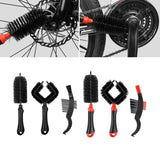 Maxbell Maxbell Bicycle Cleaning Brush Bike Chain Tyre Wheel Wash Cleaner Tool Set Black