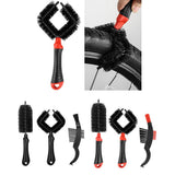 Maxbell Maxbell Bicycle Cleaning Brush Bike Chain Tyre Wheel Wash Cleaner Tool Set Black