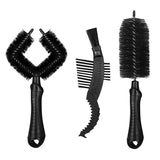 Maxbell Maxbell Bicycle Cleaning Brush Bike Chain Tyre Wheel Wash Cleaner Tool Set Black