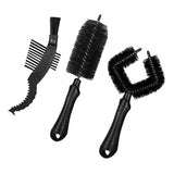 Maxbell Maxbell Bicycle Cleaning Brush Bike Chain Tyre Wheel Wash Cleaner Tool Set Black