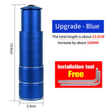 Maxbell Maxbell Adjustable Bicycle Fork Stem Extender Handlebar Riser Head Up Adaptor Blue
