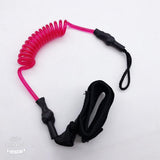 Maxbell Maxbell Paddle Safety Rod Elastic Leash Boats Raft Stretch Rope Rose Red