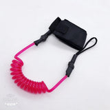 Maxbell Maxbell Paddle Safety Rod Elastic Leash Boats Raft Stretch Rope Rose Red