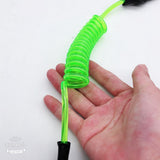 Maxbell Maxbell Paddle Safety Rod Elastic Leash Boats Raft Stretch Rope Fluorescent Green