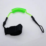 Maxbell Maxbell Paddle Safety Rod Elastic Leash Boats Raft Stretch Rope Fluorescent Green