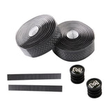 Maxbell Maxbell 1 Pair Bicycle Handlebar Tape PU Leather Breathable Handle Bar Wrap White
