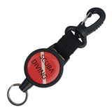 Maxbell 2pcs Stretchable Diving Webbing Hook Lanyard Fin Mask Gear Nylon Retractor