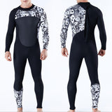 Maxbell Men 3mm Diving Wetsuit One-Piece Long Sleeve Wet Suit Jumpsuit M