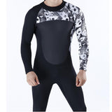 Maxbell Men 3mm Diving Wetsuit One-Piece Long Sleeve Wet Suit Jumpsuit M