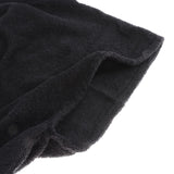 Maxbell 110x75cm Outdoor Sports Quick Water Absorbent Cloak for Adults Black A