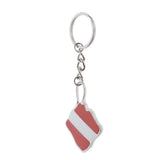 Maxbell Maxbell Zinc Alloy Diving Flag Key Chain Holder Keyring Keychain Charm Dive Flag