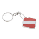 Maxbell Maxbell Zinc Alloy Diving Flag Key Chain Holder Keyring Keychain Charm Dive Flag