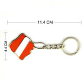 Maxbell Maxbell Zinc Alloy Diving Flag Key Chain Holder Keyring Keychain Charm Dive Flag