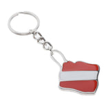 Maxbell Maxbell Zinc Alloy Diving Flag Key Chain Holder Keyring Keychain Charm Dive Flag