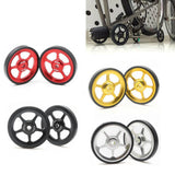 Maxbell Maxbell Premium Folding Bike Easy Wheels Modified Easywheel for Brompton Black