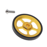 Maxbell Maxbell Premium Folding Bike Easy Wheels Modified Easywheel for Brompton Gold
