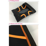 Maxbell Knee Support Compression Bandage Brace Gym Sports Guard Wrap M Orange