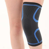 Maxbell Knee Support Compression Bandage Brace Gym Sports Guard Wrap XL Dark Blue