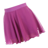 Maxbell Women Ice Figure Skating Dress Dance Roller Skating Skirt Rose Red S
