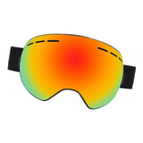 Maxbell Ski Goggles Anti-fog Spectacles Snowboard UV Protect Over Glasses Orange