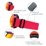 Maxbell Ski Goggles Anti-fog Spectacles Snowboard UV Protect Over Glasses Orange