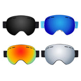 Maxbell Ski Goggles Anti-fog Spectacles Snowboard UV Protect Over Glasses Black