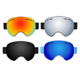 Maxbell Ski Goggles Anti-fog Spectacles Snowboard UV Protect Over Glasses Black