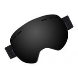 Maxbell Ski Goggles Anti-fog Spectacles Snowboard UV Protect Over Glasses Black