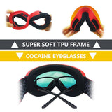 Maxbell Ski Goggles Anti-fog Spectacles Snowboard UV Protect Over Glasses Black