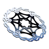 Maxbell Maxbell Bicycle Rotor MTB Road Bike Floating Brake Disc Rotors 6 Bolts 180MM Black