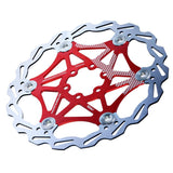 Maxbell Maxbell Bicycle Rotor MTB Road Bike Floating Brake Disc Rotors 6 Bolts 203MM Red