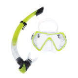 Maxbell Maxbell Diving Gear Diver Mask Semi Dry Snorkel Set Scuba Snorkeling Anti-Fog Goggle