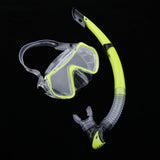 Maxbell Maxbell Diving Gear Diver Mask Semi Dry Snorkel Set Scuba Snorkeling Anti-Fog Goggle