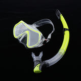 Maxbell Maxbell Diving Gear Diver Mask Semi Dry Snorkel Set Scuba Snorkeling Anti-Fog Goggle