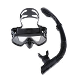 Maxbell Maxbell Diving Gear Diver Mask Dry Snorkel & Mesh Bag Set Scuba Snorkeling Goggles