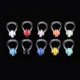 Maxbell 15Pcs Silicone Unisex Swimming Nose Clips Plugs Noseclips for Kids Adults