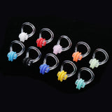 Maxbell 15Pcs Silicone Unisex Swimming Nose Clips Plugs Noseclips for Kids Adults