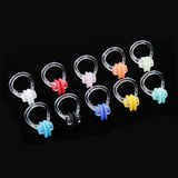 Maxbell 15Pcs Silicone Unisex Swimming Nose Clips Plugs Noseclips for Kids Adults