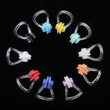 Maxbell 15Pcs Silicone Unisex Swimming Nose Clips Plugs Noseclips for Kids Adults