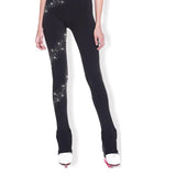 Maxbell Maxbell Skating Tights Crystal Sparkling Pants Figure Skate Leggings Star165
