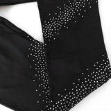 Maxbell Maxbell Skating Tights Crystal Sparkling Pants Figure Skate Leggings Star170
