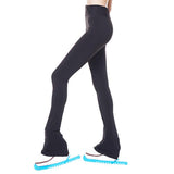 Maxbell Maxbell Skating Tights Crystal Sparkling Pants Figure Skate Leggings Pure Black 140