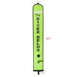 Maxbell Maxbell Scuba Diving Surface Marker Buoy SMB Safety Sausage Signal Sign Fluo Green