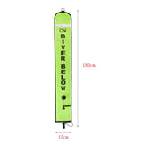 Maxbell Maxbell Scuba Diving Surface Marker Buoy SMB Safety Sausage Signal Sign Fluo Green