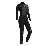 Maxbell Maxbell Women 1.5mm Diving Wetsuit Long Sleeve Wet Suit Jumpsuit Full Body Suit M